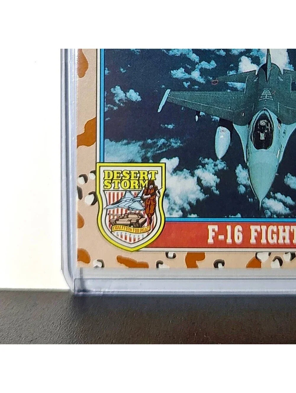 F-16 Fighting Falcon 1991 Topps Desert Storm #115 Card